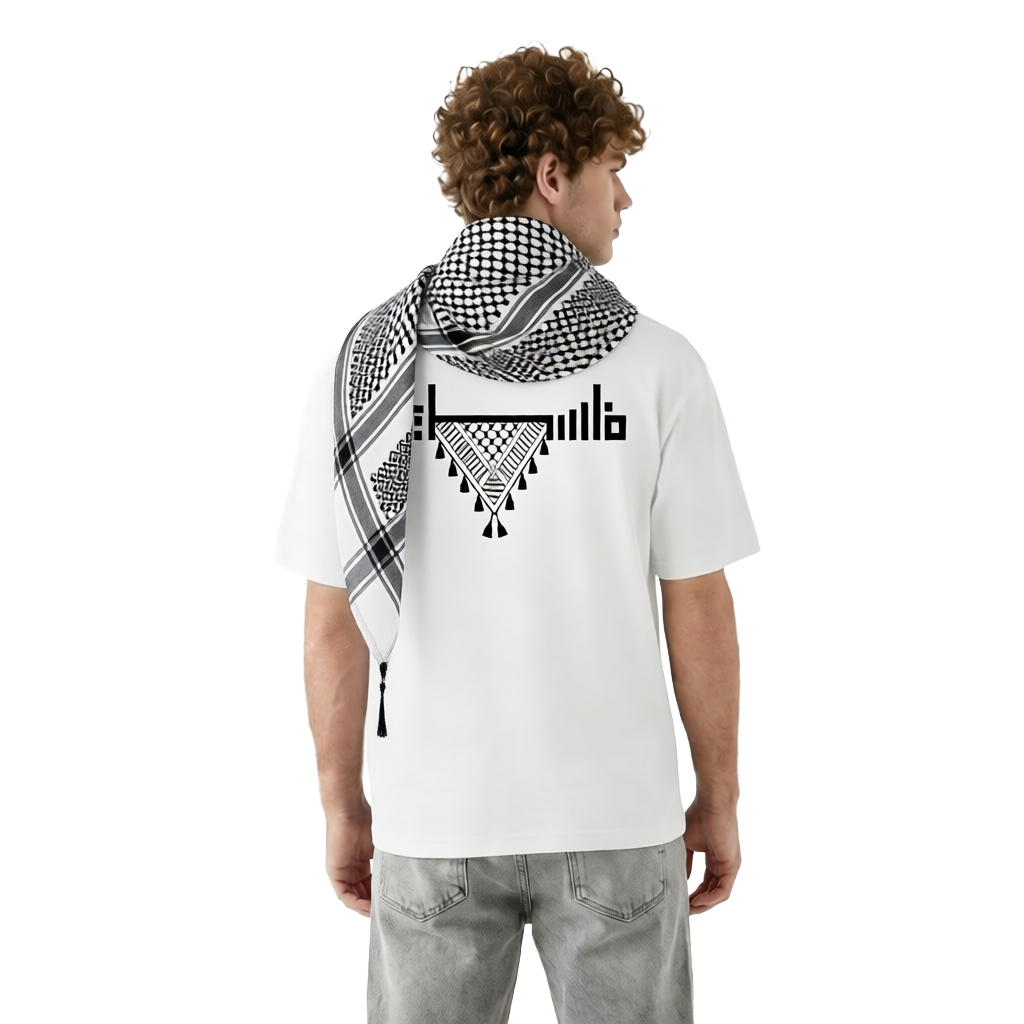 All Eyes on Palestine Drop Shoulder Terry Fabric T-Shirt