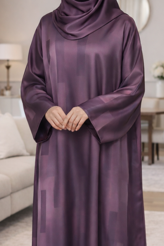 Royal Amethyst Abaya by Veeda'z