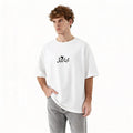 Ababeel white terry fabric Drop shoulder - Street wear